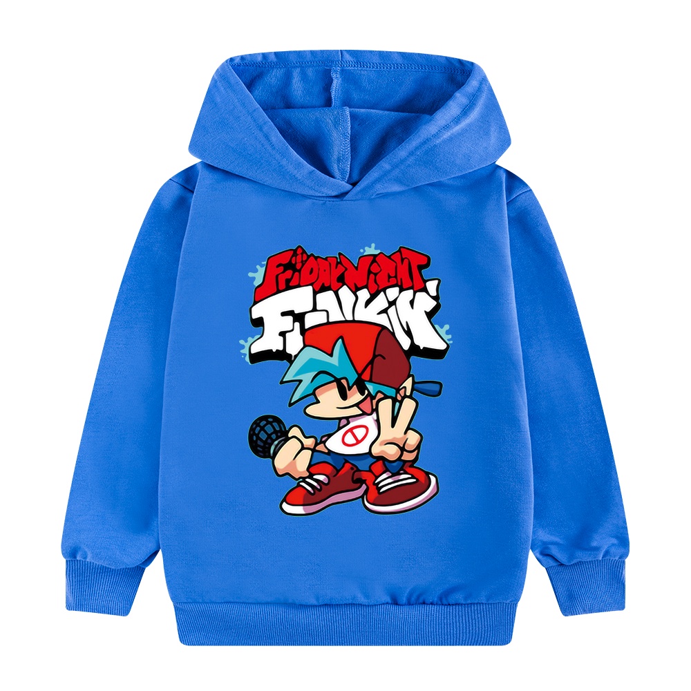 Friday Night Funkin Merch Hoodies Pullover Hoody Sweatshirt for Kids Boys and Girls Jumper Top