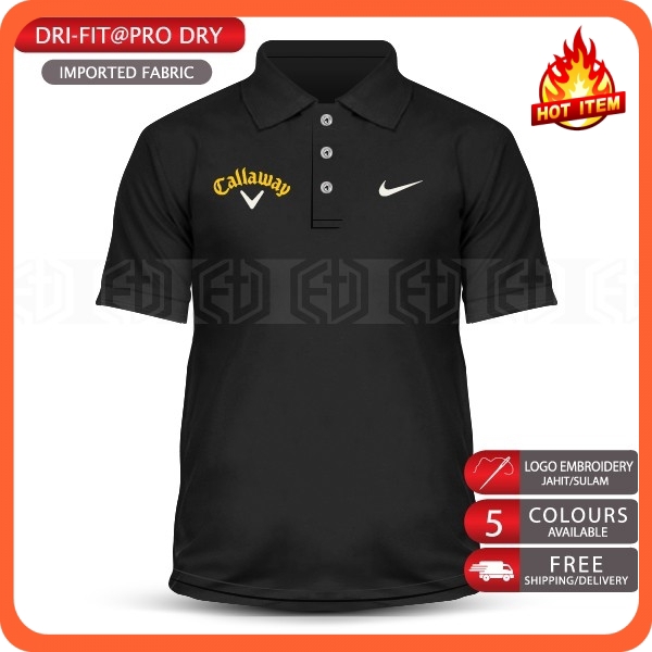 callaway dri fit golf shirts