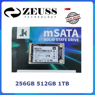[SG READY STOCK] ZEUSS mSATA SSD 256GB 512GB 1TB 3D NAND Flash Memory internal Solid State Drive