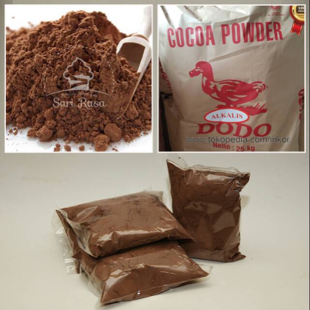  COKLAT POWDER  ALKALIS DODO 100 GRAM REPACK COCOA POWDER  