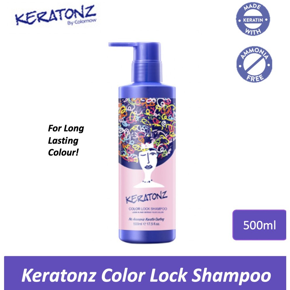 Keratonz Color Lock Shampoo Anti Color Fading Shampoo 500ml