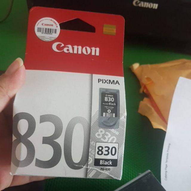 Canon PG-830 Black CL-831 Color Ink Cartridge | Shopee ...