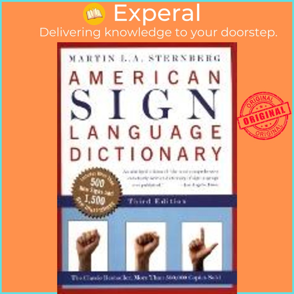 American Sign Language Dictionary By Martin L A Sternberg US Edition