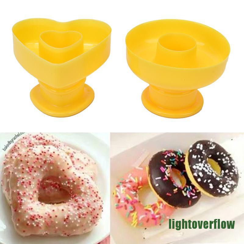 〔LOFHL〕Donuts Maker Mold Food Grade Plastic Doughnuts Cutter Fondant
