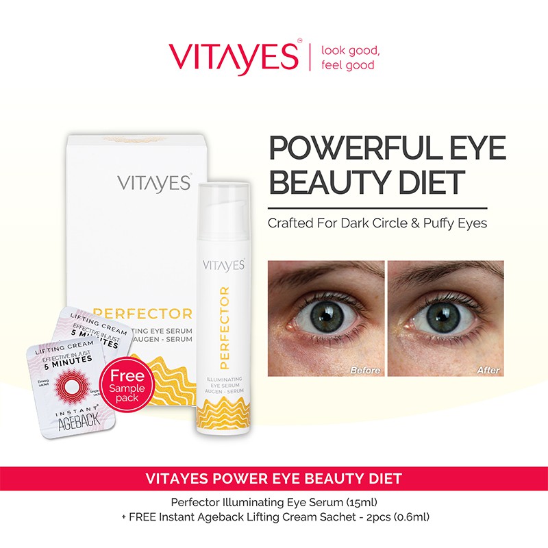 Vitayes Perfector Illuminating Eye Serum 15 Ml Shopee Singapore