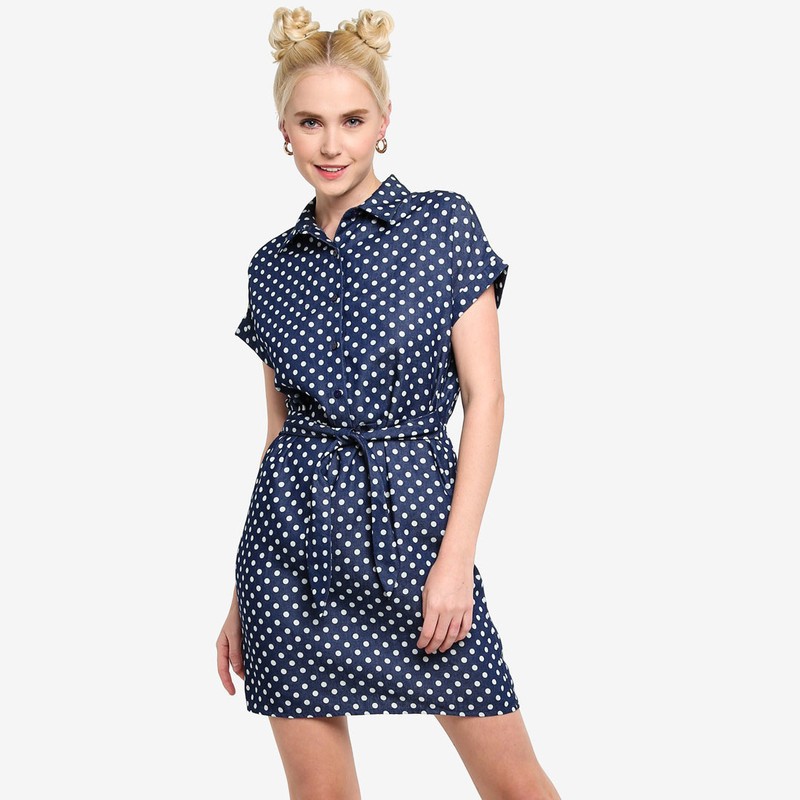 button down dress shopee