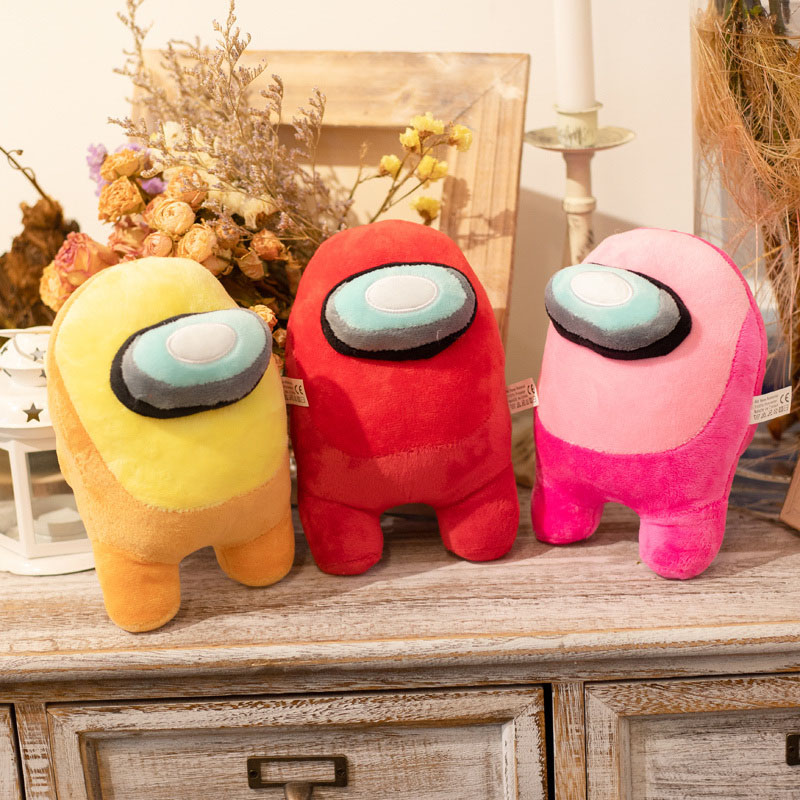 20/30cm Blue Pink Red Yellow Soft Plush Among Us Plush