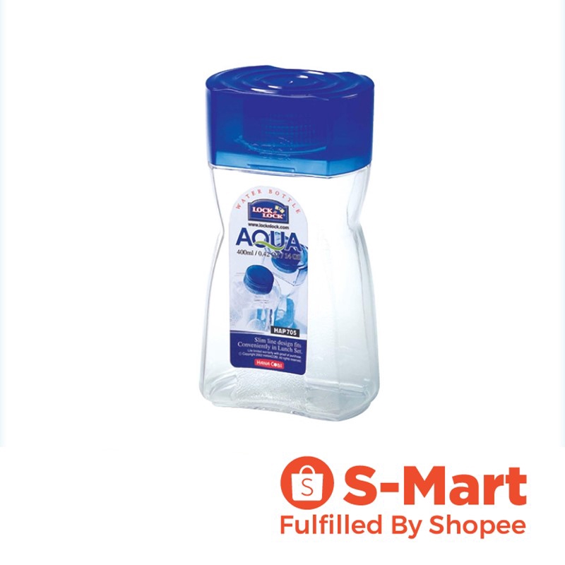 Lock & Lock Aqua Slim Water Bottle PET 400ML Foh Foh Shopee Singapore