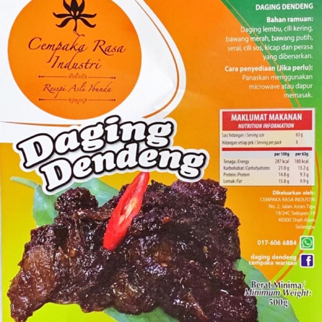 Daging Dendeng Shopee Singapore