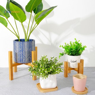 CUI Wood Flower Pot  Bonsai  Holder Indoor Plant Stand 