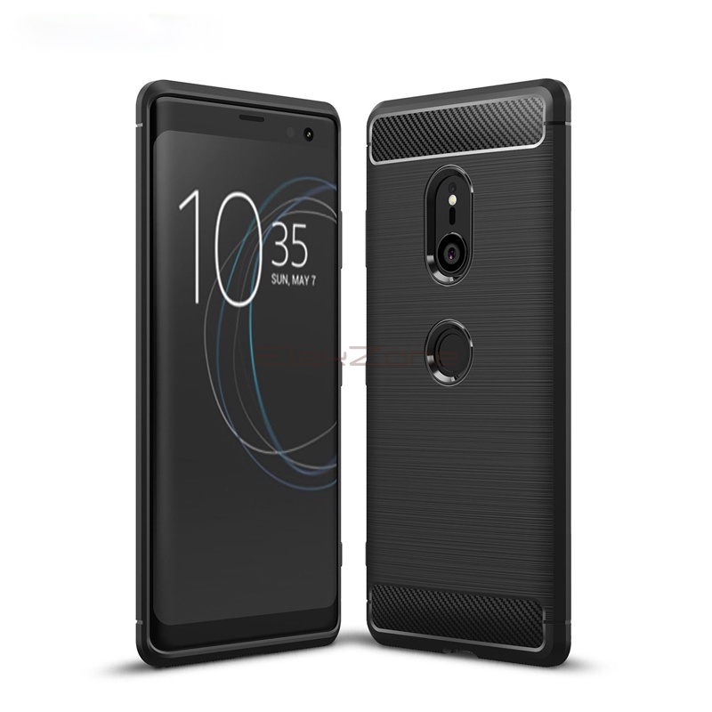 Sony Xperia Xz3 Xz1 Xz2 Premium Case Carbon Fiber Shockproof Cover Phone Cases For Sony Xperia Xz2 Compact Xz1 Back Cover Shopee Singapore