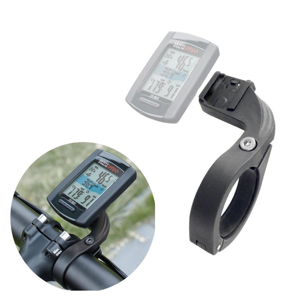 Out Front Bike Handlebar Mount Holder For Cateye Wireless Code Table Black 