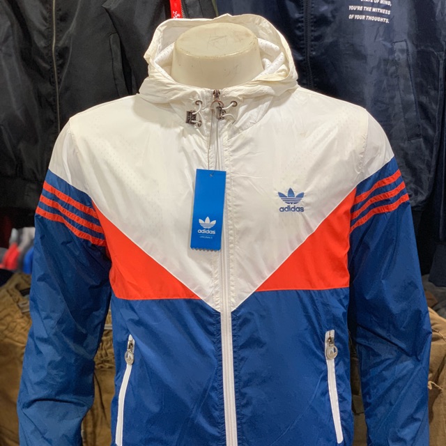 adidas colorful windbreaker