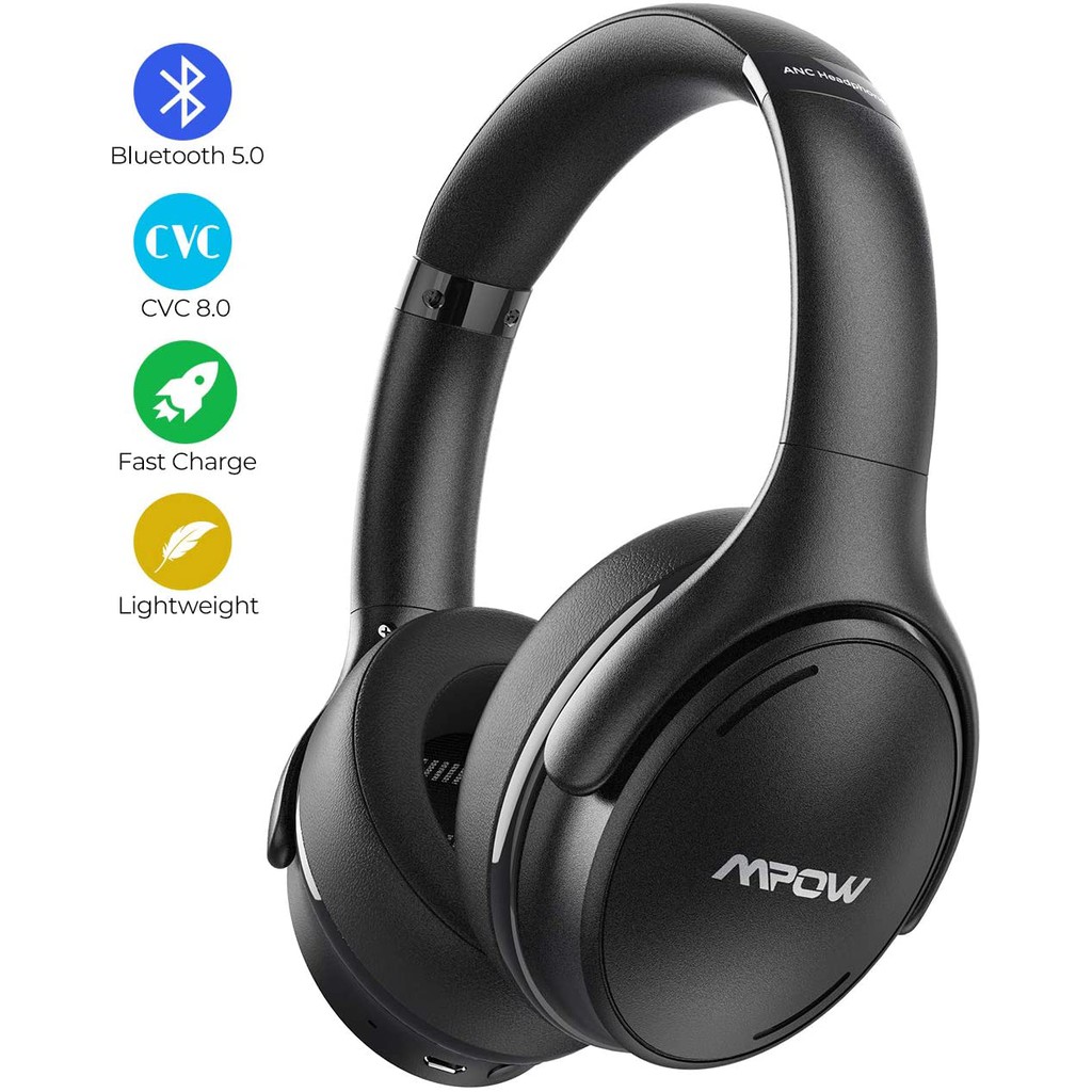 mpow bluetooth noise cancelling headphones