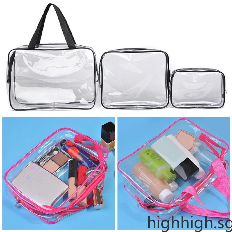 clear pvc cosmetic bag