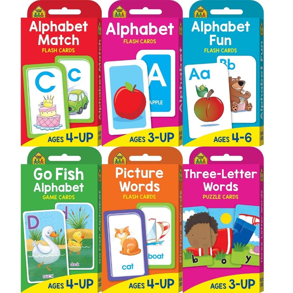 School Zone Alphabet/ Alphabet Fun/Alphabet/Go Fish Alphabet/ Picture ...