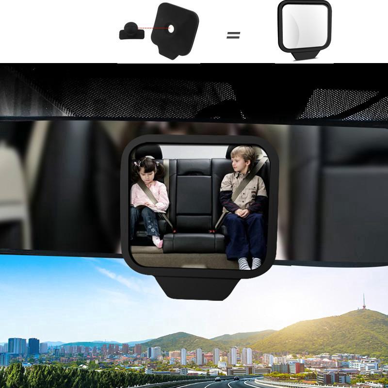 Angle Square Convex Blind Spot Mirror Car Back Seat Child Infant Care Baby Mirro