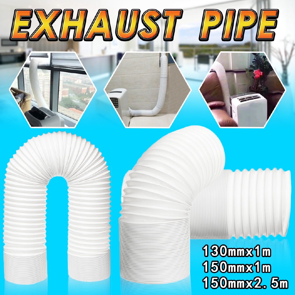Plastic Valve Duct Interface-Mobile Air Conditioning Exhaust Pipe,Telescopic Durable for Portable Air Conditioner 