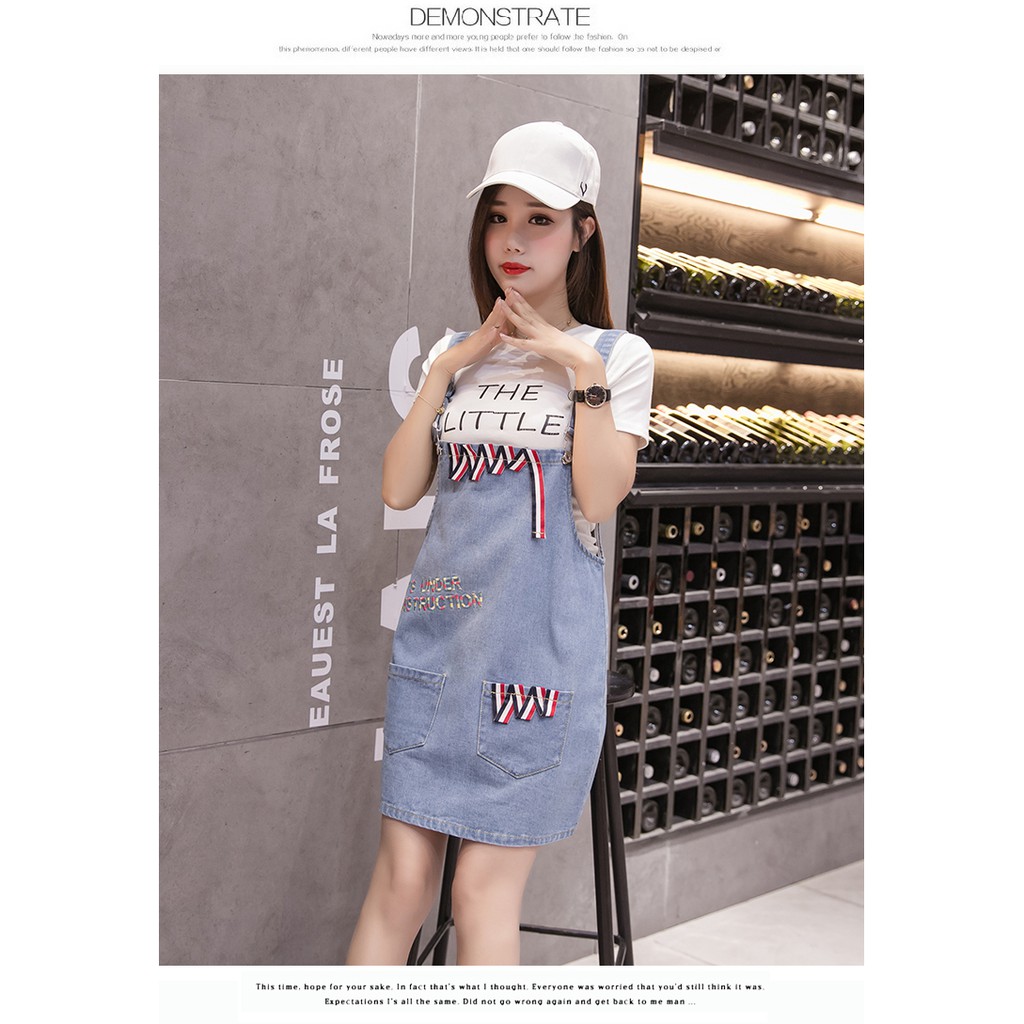 slim fit pinafore dress