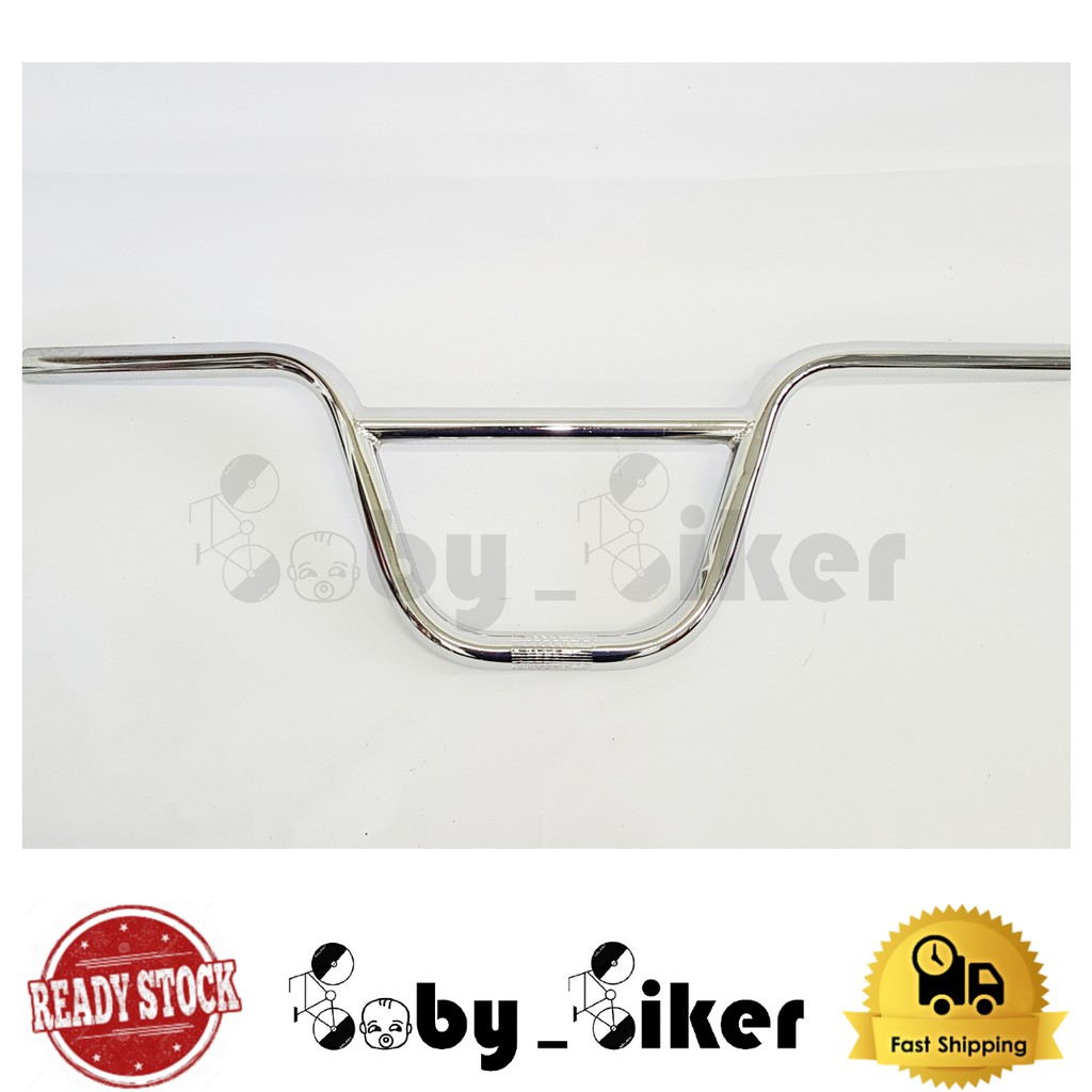 chrome bicycle handlebars