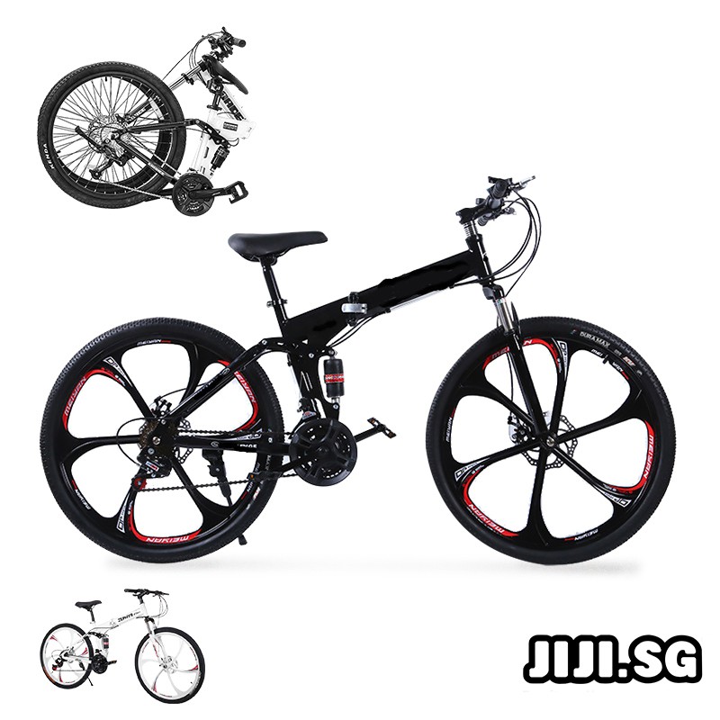 (JIJI SG) 26 Inch ZEPHYR Foldable Bike (PreAssembled) Casual Bicycle / Leisure Bicycle