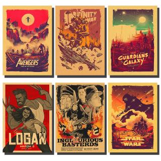 Marvel Comics Movie Poster / Retro Poster / Avengers Poster / Star Wars Poster / Various Classic Movie Posters