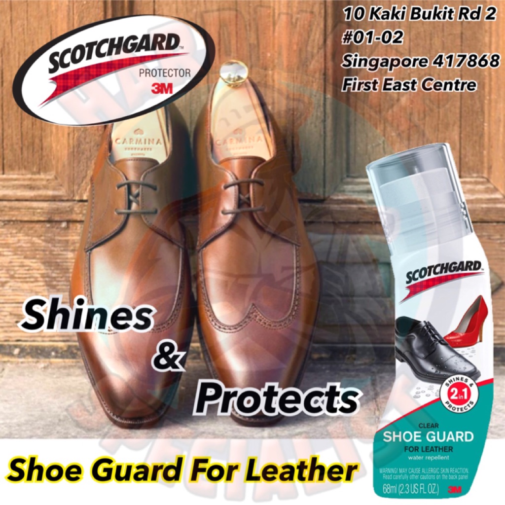 scotchgard leather shoes