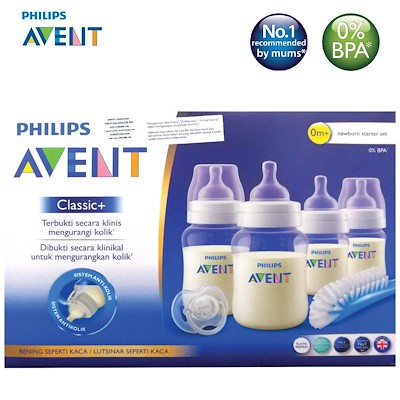 avent classic newborn starter set
