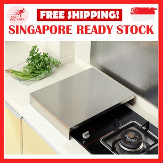 MULTI FUNCTIONAL STAINLESS STEEL KITCHEN COUNTER TOP COVER STOVE COVER UNIVERSAL FIT