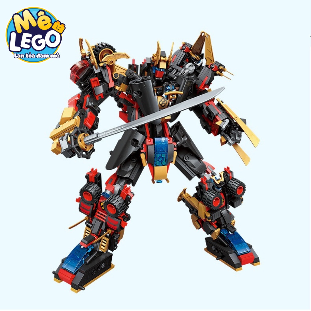 LEGO Super Cool Samurai Robot Puzzle Toy Set, 6in1 (908 PCS) | Shopee ...