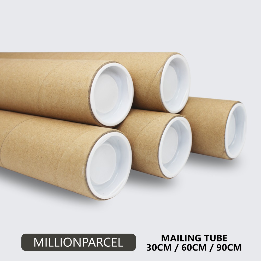 🏅Kraft Mailing Tube / Carton Box Tube / Parcel Tube / Paper Tube ...