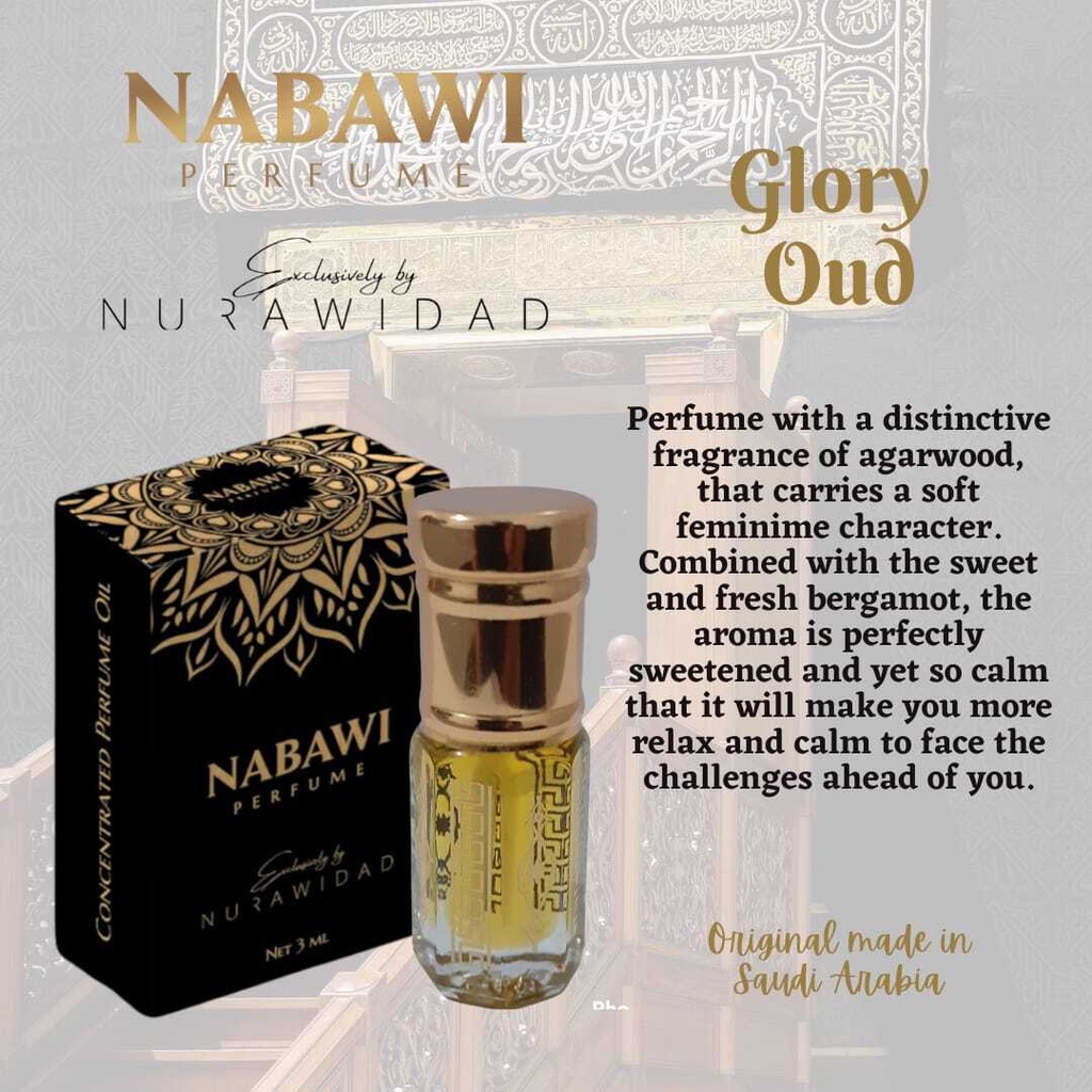 [SG Stock Nabawi Perfume] GLORY OUD / RollOn Concentrated Perfume/ Attar 3ML Shopee Singapore
