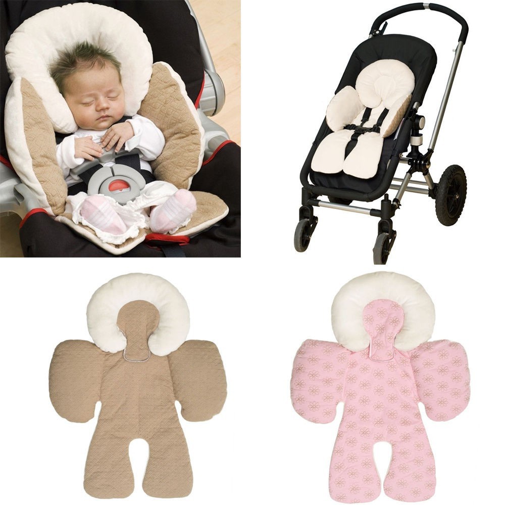 head and body support for infant car seats