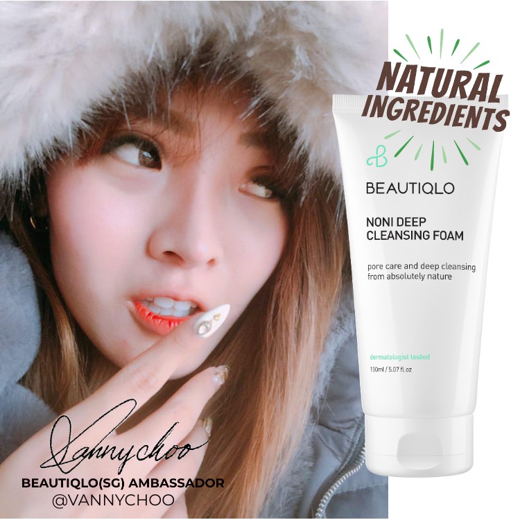 beautiqlo noni deep cleansing foam