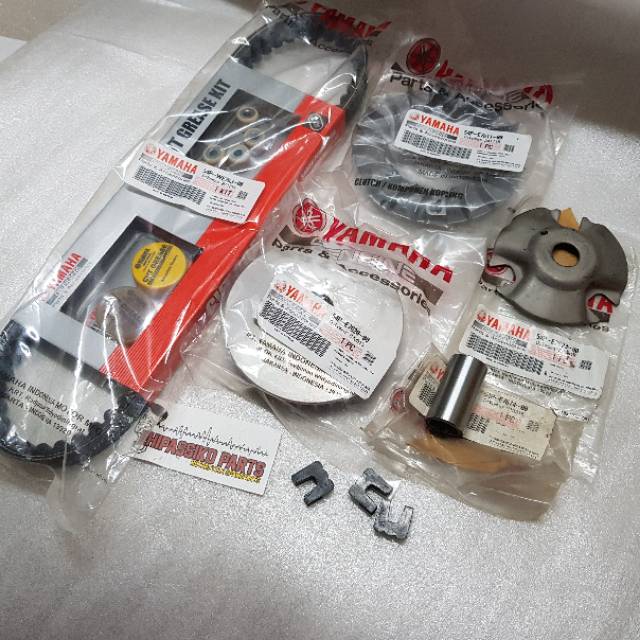 Cvt Mio J Package Mio Gt 115cc Xride Soul Gt 115cc Original Yamaha Free Slider 3pcs Shopee Singapore