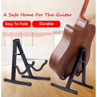 Specool® Foldable Metal Guitar Stand for Guitars, Bass, Acoustic Guitars, Electric Guitars Musical Instrument Bracket
