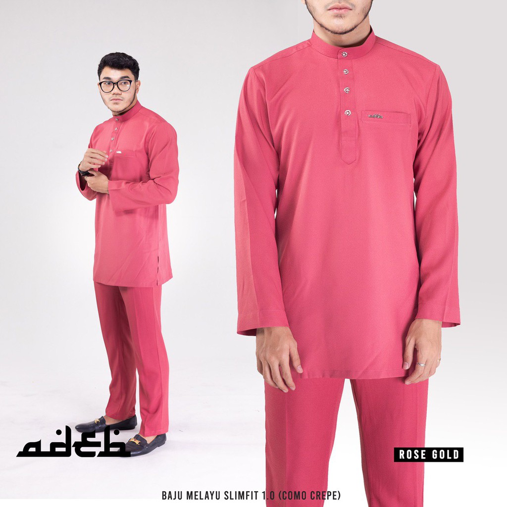 Baju Melayu Kain Crepe