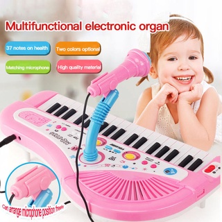 Kids Piano 37 Key Keyboard Piano Musical Toy With Microphone For Children's Toy Musical Instrument