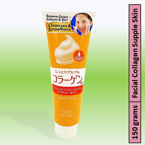 mandom green tea facial wash