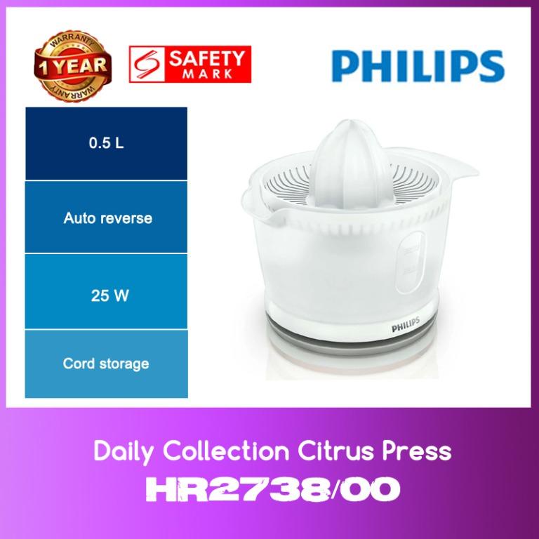 limit Pile of Perceive Philips HR2738/00 Daily Collection Citrus press WITH 1 YEAR WARRANTY |  Shopee Singapore