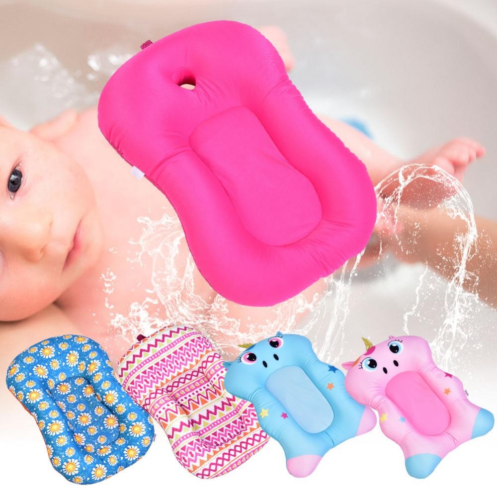 Newborn Infant Bath Cushion Shower Mat Baby Non Slip Bathtub Mesh