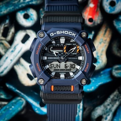 Casio G Shock Ga 900 2a Heavy Duty Sea Blue Ga900 Ga 900 Shopee Singapore