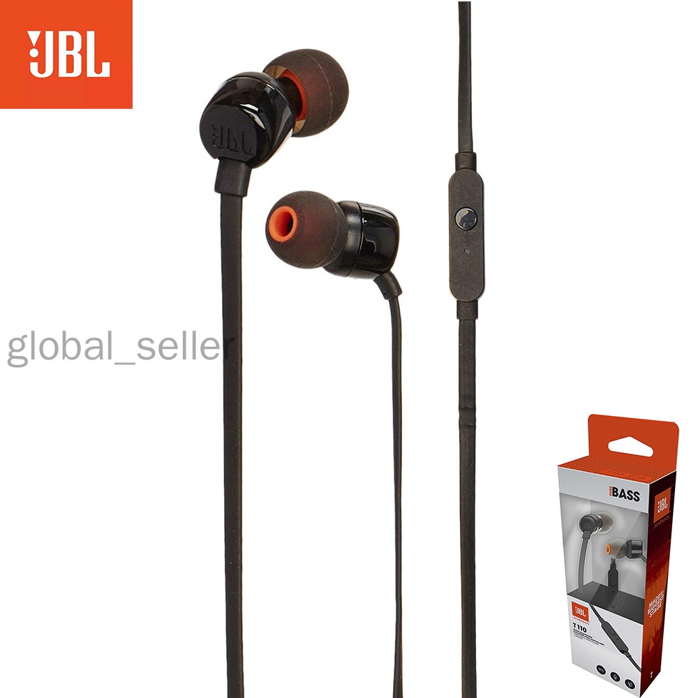 jbl t110 in the ear headphones