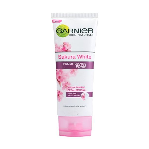 garnier sakura white facial foam