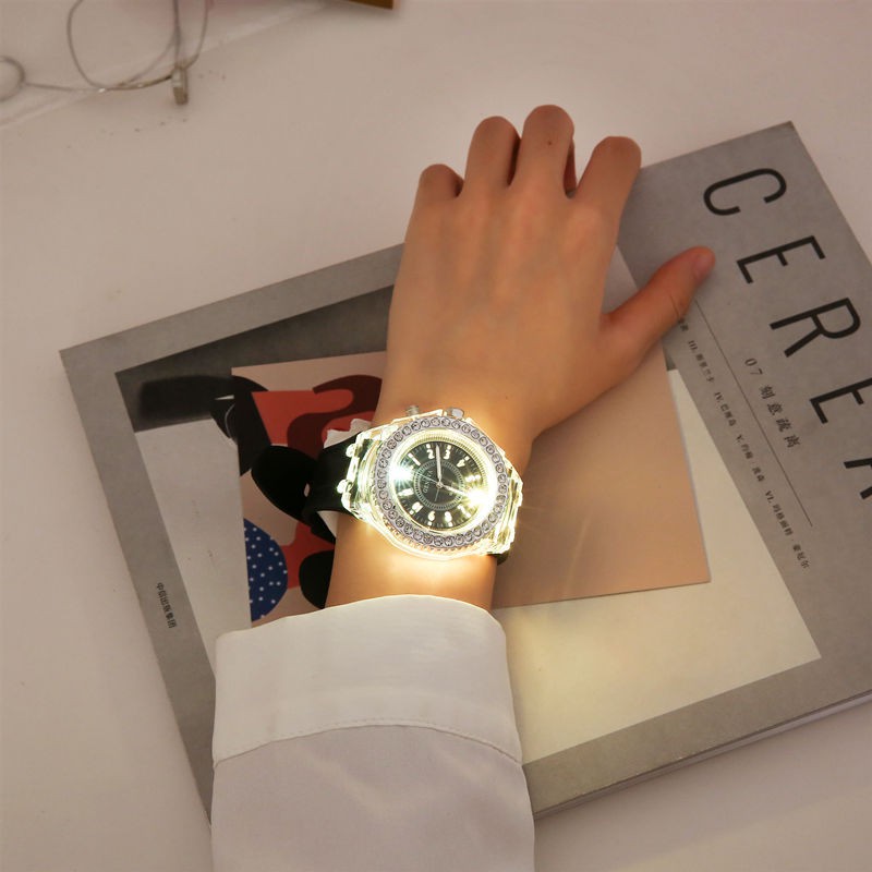 luminous led watch