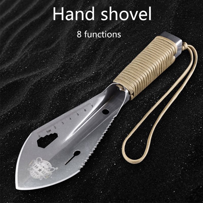 Kool Serrated Edge Digger Metal Detecting Garden Detector With Sheath Stainless Steel Shopee Singapore