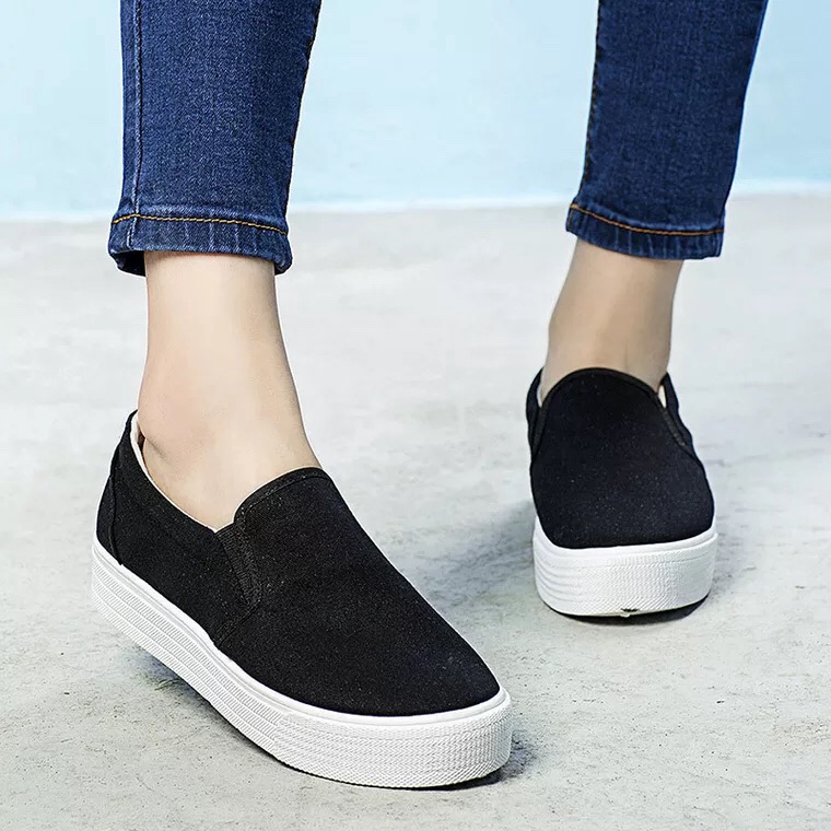 Platform Shoes Slip Ons Loafers 