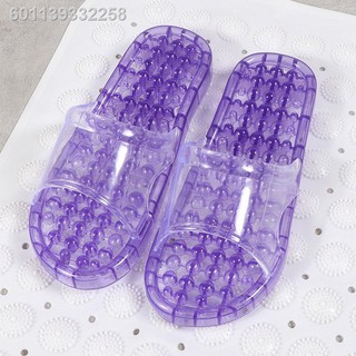 Image of ✵ↂ✈Massage slippers female summer bathroom non-slip toilet bath sandals and couples home indoor male water leakage holl