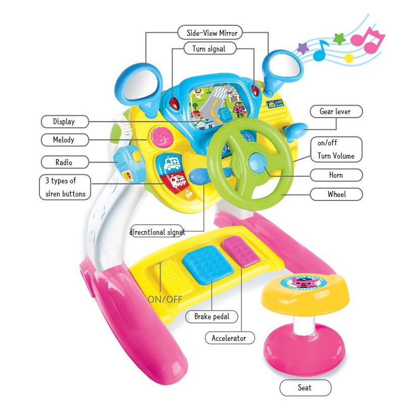 childrens steering wheel