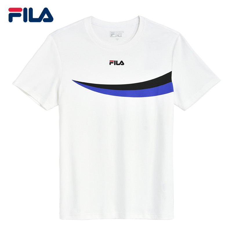 fila white line t shirt